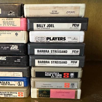 MUSIC ON 8-TRACK TAPES