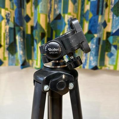 ROLLEI TRIPOD, BELL & HOWELL SUPER 8 MOVIE PROJECTOR AND CORDLESS SONOTRON