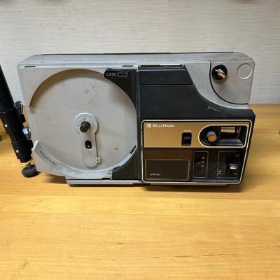 ROLLEI TRIPOD, BELL & HOWELL SUPER 8 MOVIE PROJECTOR AND CORDLESS SONOTRON
