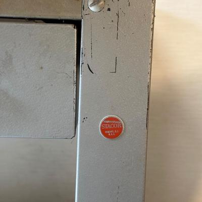 DRAFTING TABLE AND 2 DRAFTING CHAIRS