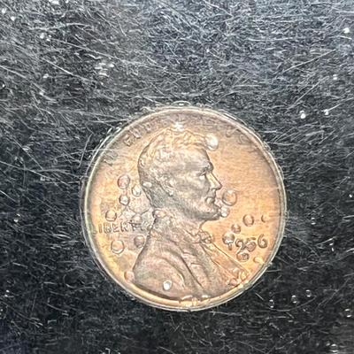 Peace Dollar & penny paperweight