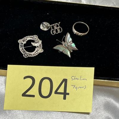 Sterling silver items