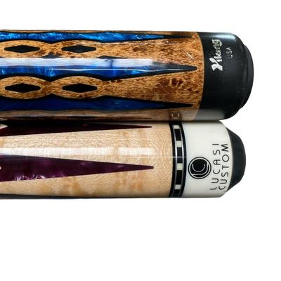 Pool Cue Set With Travel Case