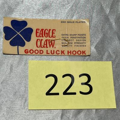 Eagle Claw 24k gold plated hook