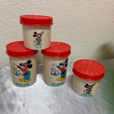 Disney Tea set & Canister w/ Picnic basket