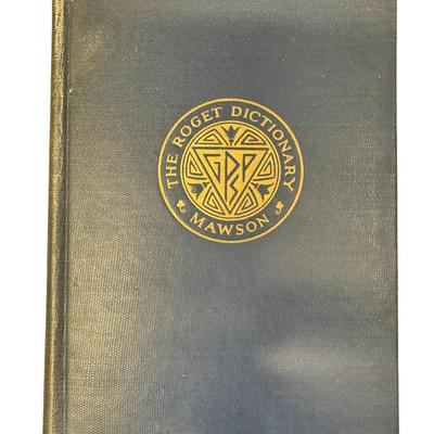 The Roget Dictionary of Synonyms and Antonyms Hardcover â€“ 1931