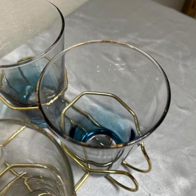 MCM Tumbler rack of glasses