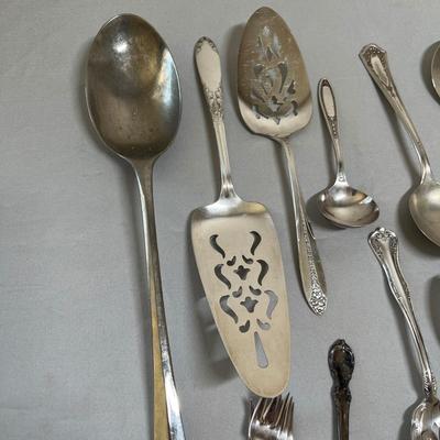 Silver plate flatware