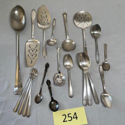 Silver plate flatware