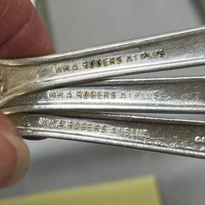 Silver plate flatware