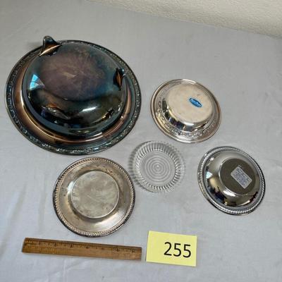 Silver plate bowls
