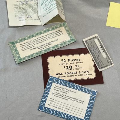 Rogers & Son Silver plate flatware set