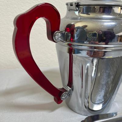 Art Deco Chrome Tea Set