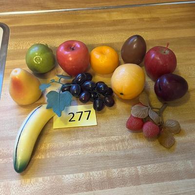 Vintage wax fruit
