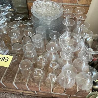 Large lot of crystal