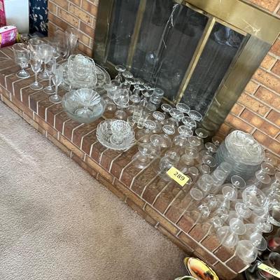 Large lot of crystal