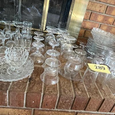 Large lot of crystal