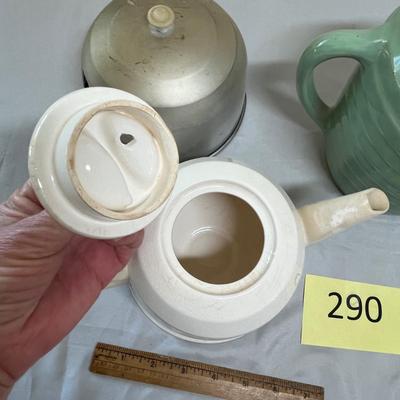 Antique jug & tea pot