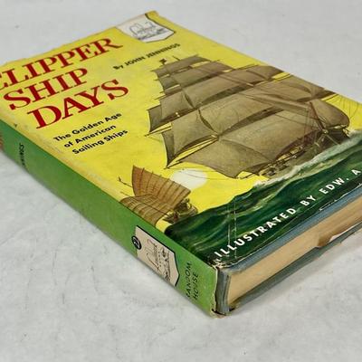 Clipper ship days by John Jennings a Landmark Books History series Children’s Book