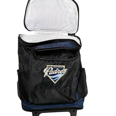 Padres Rolling Cooler Tote Thermal Insulated Wheels Handle Picnic