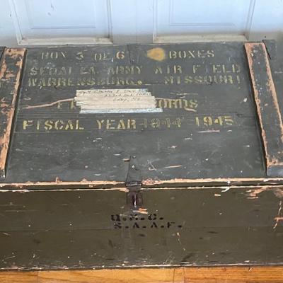 Vintage Military Box
