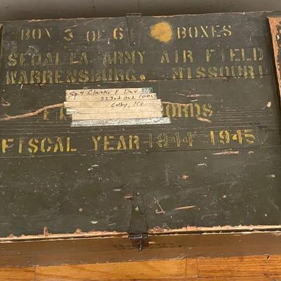 Vintage Military Box