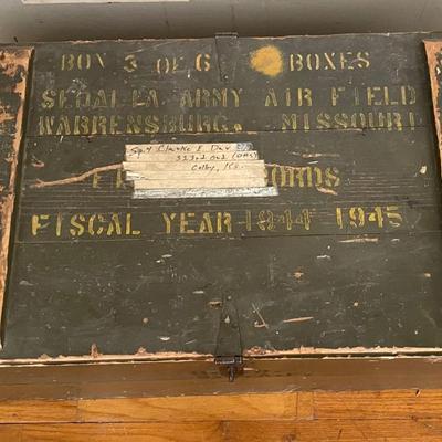 Vintage Military Box