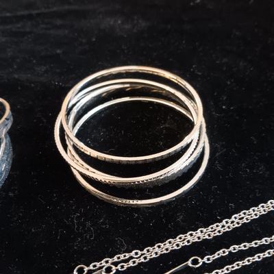 SILVER-TONE FASHION JEWELRY