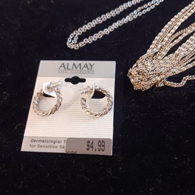 SILVER-TONE FASHION JEWELRY