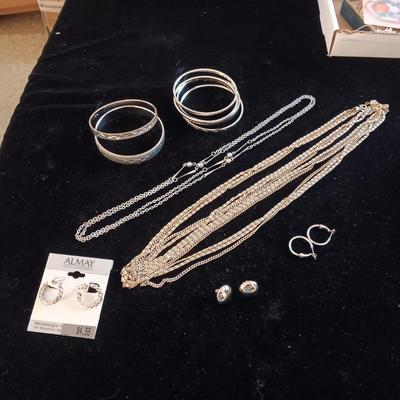 SILVER-TONE FASHION JEWELRY