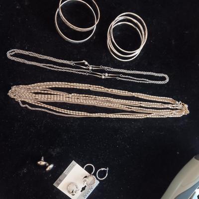 SILVER-TONE FASHION JEWELRY