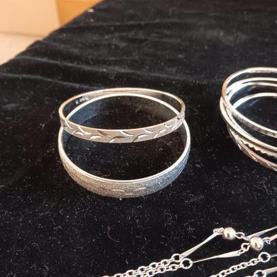 SILVER-TONE FASHION JEWELRY