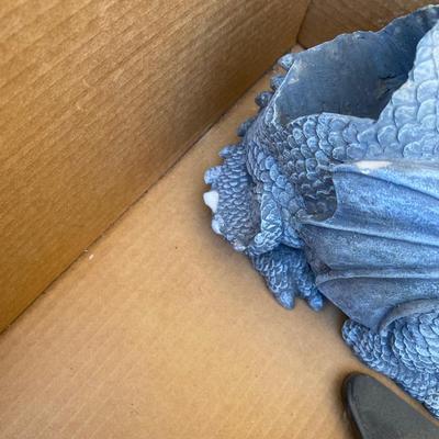 DOWN SPOUT GARGOYLES AND OTHER YARD ART