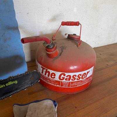 POULAN CHAINSAW, METAL GAS GAN AND MORE