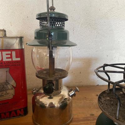 COLEMAN LANTERN AND COOKING BURNERS