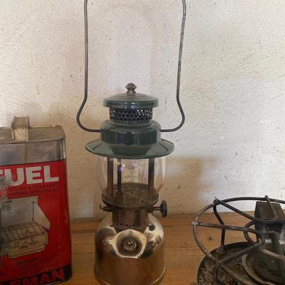 COLEMAN LANTERN AND COOKING BURNERS