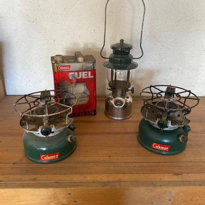 COLEMAN LANTERN AND COOKING BURNERS