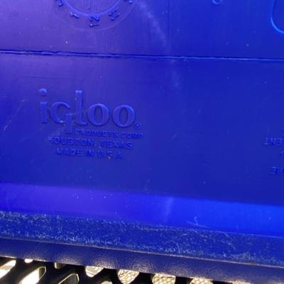 JUST IN TIME FOR ICE COLD DRINKS IN THESE COOL BLUE COOLERS