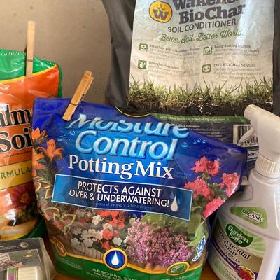 POTTING SOIL, AND CONDITIONER, PREMIXED PLANT FOOD AND MORE
