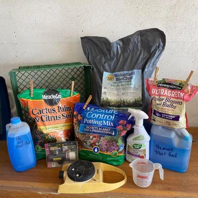 POTTING SOIL, AND CONDITIONER, PREMIXED PLANT FOOD AND MORE