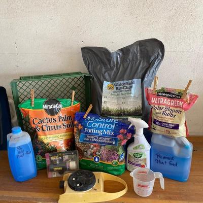 POTTING SOIL, AND CONDITIONER, PREMIXED PLANT FOOD AND MORE