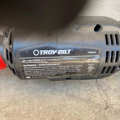 TROY BILT 20V CORDLESS TRIMMER MODEL TB60AF