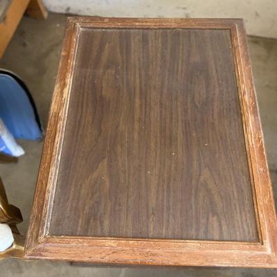 CHAIRS AND A LARGE END TABLE