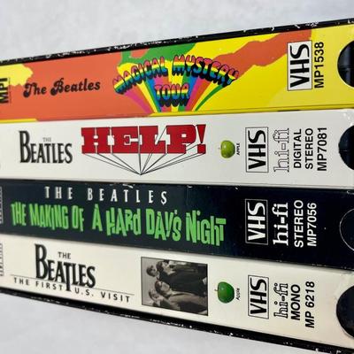 The Beatle Movies 4 pc boxed set off tapes