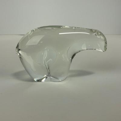 -41- ART GLASS | Polar Bear Figure