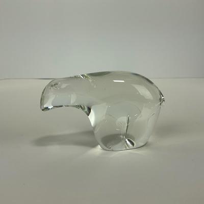 -41- ART GLASS | Polar Bear Figure
