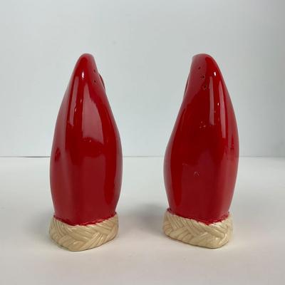 -43- COLLECTIBLE | Lobster Claw Salt & Pepper Shaker Set | Seattle Red Ceramic