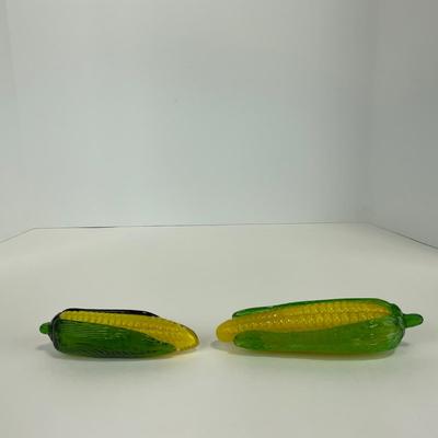 -48- ART GLASS | Yellow Corn Figures