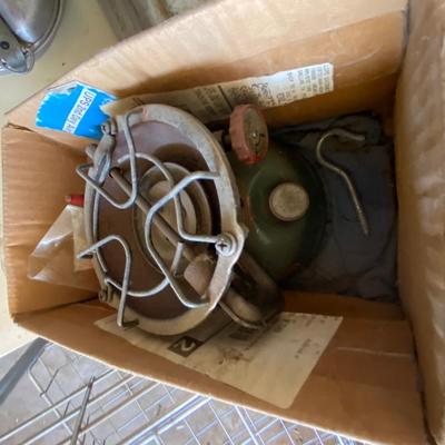 CAMP STOVE, THERMOS, COLEMAN BURNER AND MORE