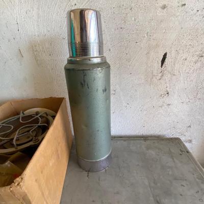CAMP STOVE, THERMOS, COLEMAN BURNER AND MORE
